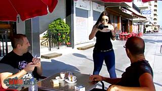 just a chubby young spanish teen in stockings getting her pussy slammed hard, ya know?