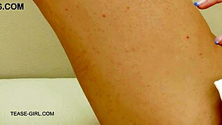 Super Cute Blonde Teen Has Huge Orgasm On Sofa After Anal Lesbian Assfucking And Swallow!