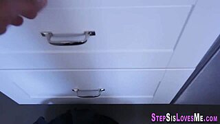 Slutty newbie rides stepbro hard in wild pov action