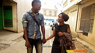 A quick suck and fuck in Kenya public bathroom, wanna watch?