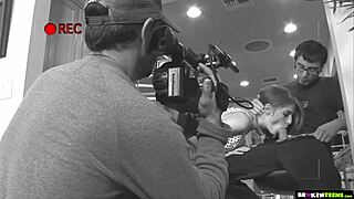 hot redhead teen embarks on her porn career journey