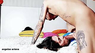 Con la camiseta de argentina y todo el aguante in fucking