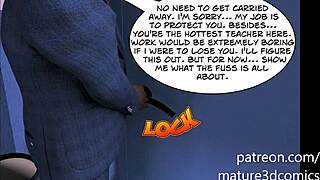 sexy big ass teacher seduces principal for intense bbc action in 3d comic