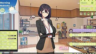 Summer clover harem hentai game ep 2 sexy boss offer a quikie if we are horny