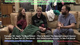 Pregnant nova maverick explores a naughty toy in doctor's office