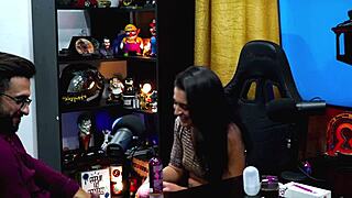 i mean, she pulled out his dick and used the toy to jerk it off so good on the podcast.