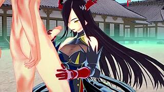 friedrich der gro�e engages in sucking and sex in azur lane anime hentai fantasy