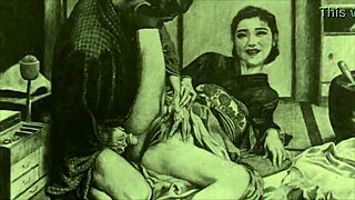 Vintage Erotic Drawings Showcase Retro Cartoon Sensuality in Detail