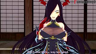 friedrich der gro�e engages in sucking and sex in azur lane anime hentai fantasy