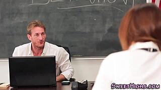 cummy mouth teen 18+ager nails big cock