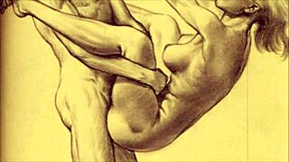 Vintage Erotic Drawings with Bold and Sensual Strokes