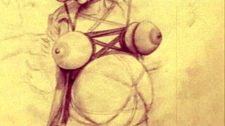 Vintage Erotic Drawings with Bold and Sensual Strokes