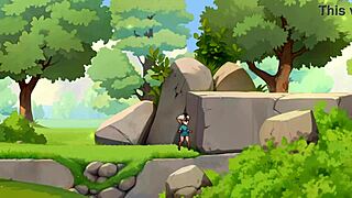 Female orc face-sits lucky boy in horny game!