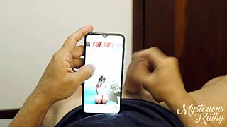 Man, I caught my half-brother jerking to my pics and made him screw me till I came - MysteriousKathy POV