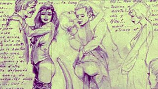 Vintage Erotic Drawings with Bold and Sensual Strokes