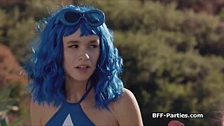 Defeated Superheroes Suck Dildo and Dick in Cosplay Clash
