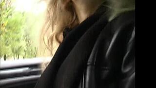 Il Guardone Milanese Spots a Stunning Italian Milf with Big Tits and Nipples for a Hot Blowjob.