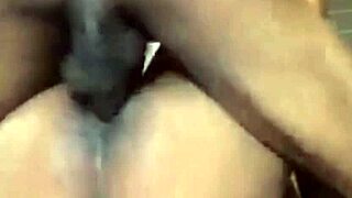 couple does monkey missionary, muff diving on big tits wife