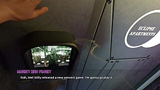 hot black haired babe says, 'let's dance before i fuck you'