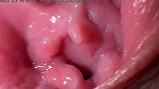 Extreme Close Up of Wide Pussy Spreading with Dirty Talk for Wild Action