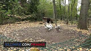 Young brunette takes it hard in every hole with wild fucking.