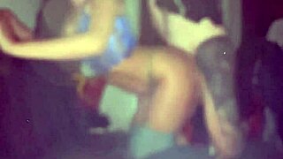 colombian girlfriend riding after holiday party home video