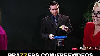 Capri cavanni deepthroats big dick at office party