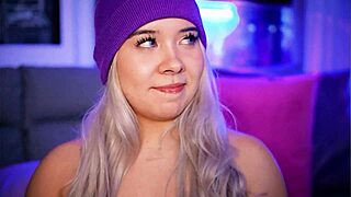 Blonde roommate shares intimate moments in public broadcast