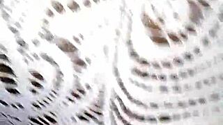 Her wet ebony pussy on bed caught my eye, couldn't wait to fuck.