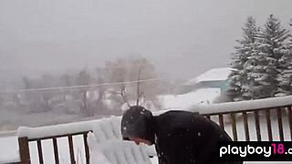 Playboy model Chelsie Aryn strips bare in desert heat