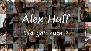 Hot 18-Year-Old Alexhuff Jerks Cock and Moans Loud