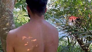 i took my HOT friend to the trail for some fun