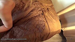 Petite Latina teen feels intense anal pain while screaming backstage