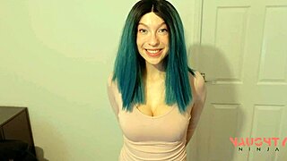 Step-sister learns intense self-defense with big cock.