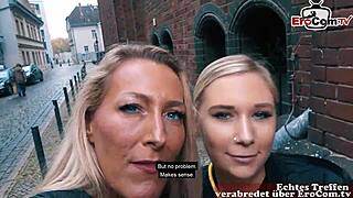 german lesbians arrange real sex dates during casting
