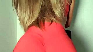 Russian fitness briana banderas undresses and uses toys for masturbation