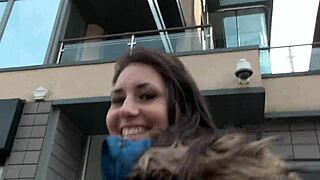 Beautiful slut caught pissing and masturbating in public London