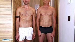 shower time with handsome muscled guys flaunting big dicks feels unreal