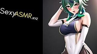 why does this anime cosplay baddie moan so loud in asmr?