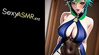 why does this anime cosplay baddie moan so loud in asmr?