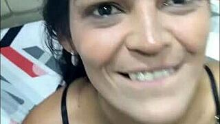 Taking Advantage of Alone Stepmother for Intense Assfucking