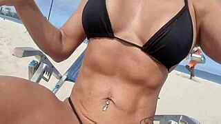 Brunette Sucks and Gets Doggy Banged at Copacabana Beach