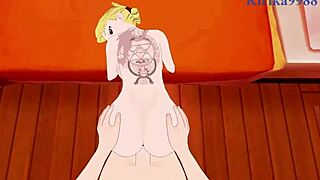 Winry Rockbell and Riza Hawkeye in wild pov hentai sex!