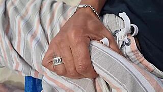 Brunette Sucks and Gets Doggy Banged at Copacabana Beach