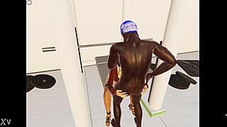 Is That Big Ass Ready for Interracial Anal in the Gym?