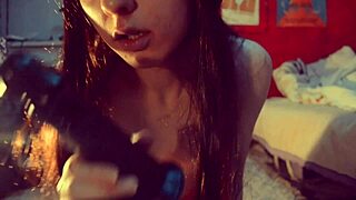 Petite Brunette Skinny Teen 18+ Rides Bbc Dildo With Butt Plug Into Her Ass Hole Amateur Spooky Boogie