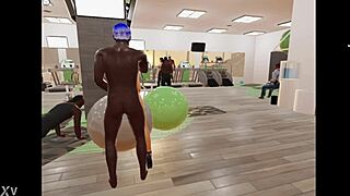 Is That Big Ass Ready for Interracial Anal in the Gym?