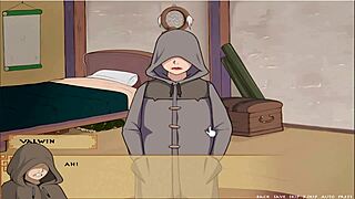 big anime booty shines in four element trainer book 5 slav part 9 😍