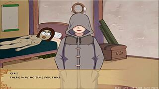 big anime booty shines in four element trainer book 5 slav part 9 😍