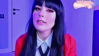 Yumeko Jabami TEASES with NYLON legs and MAKES you CUM